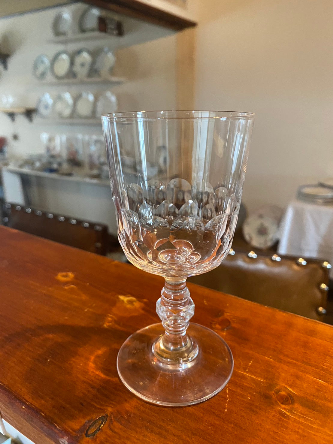 Baccarat vintage wine glass