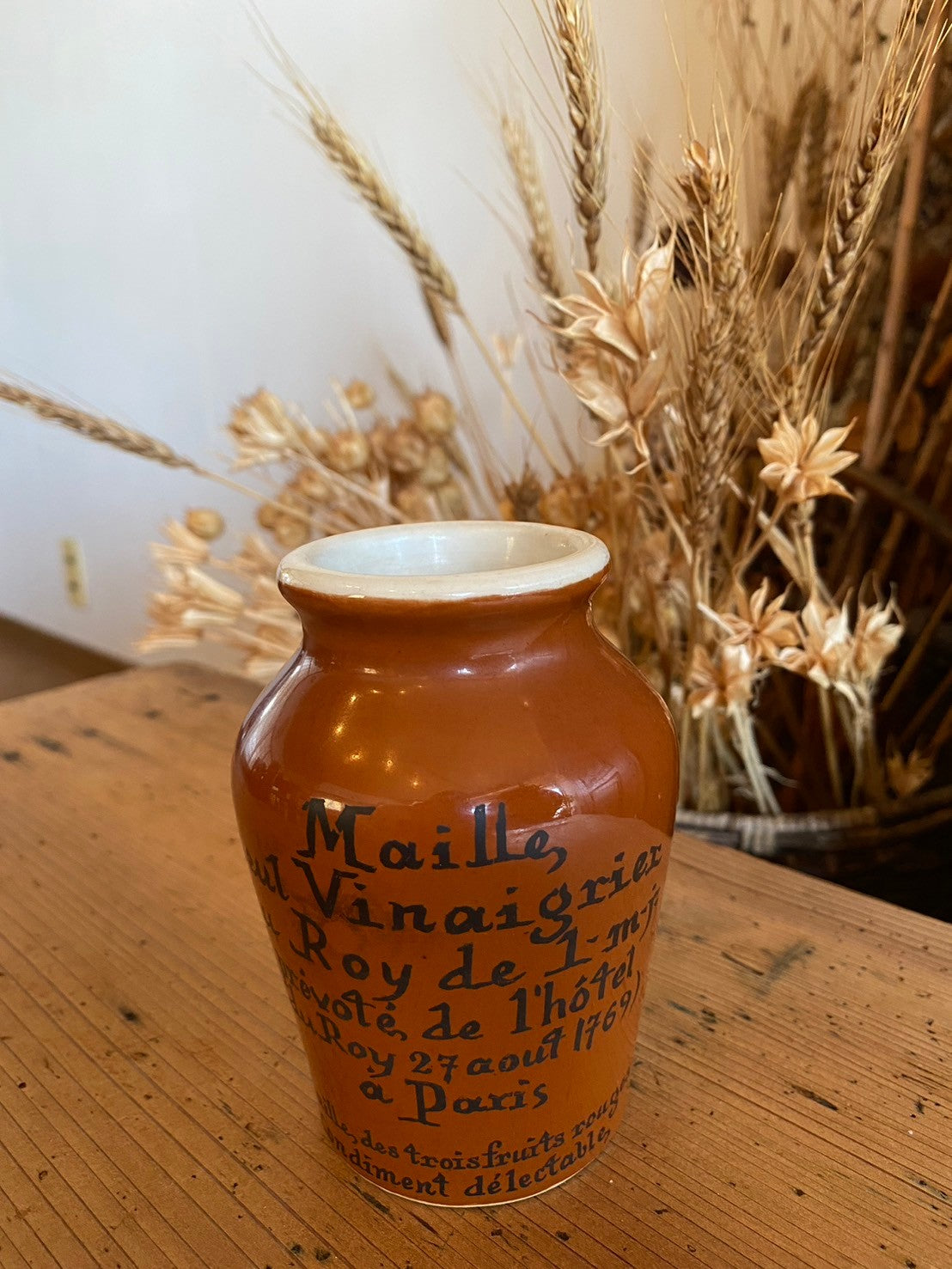 Maille vintage mustard pot