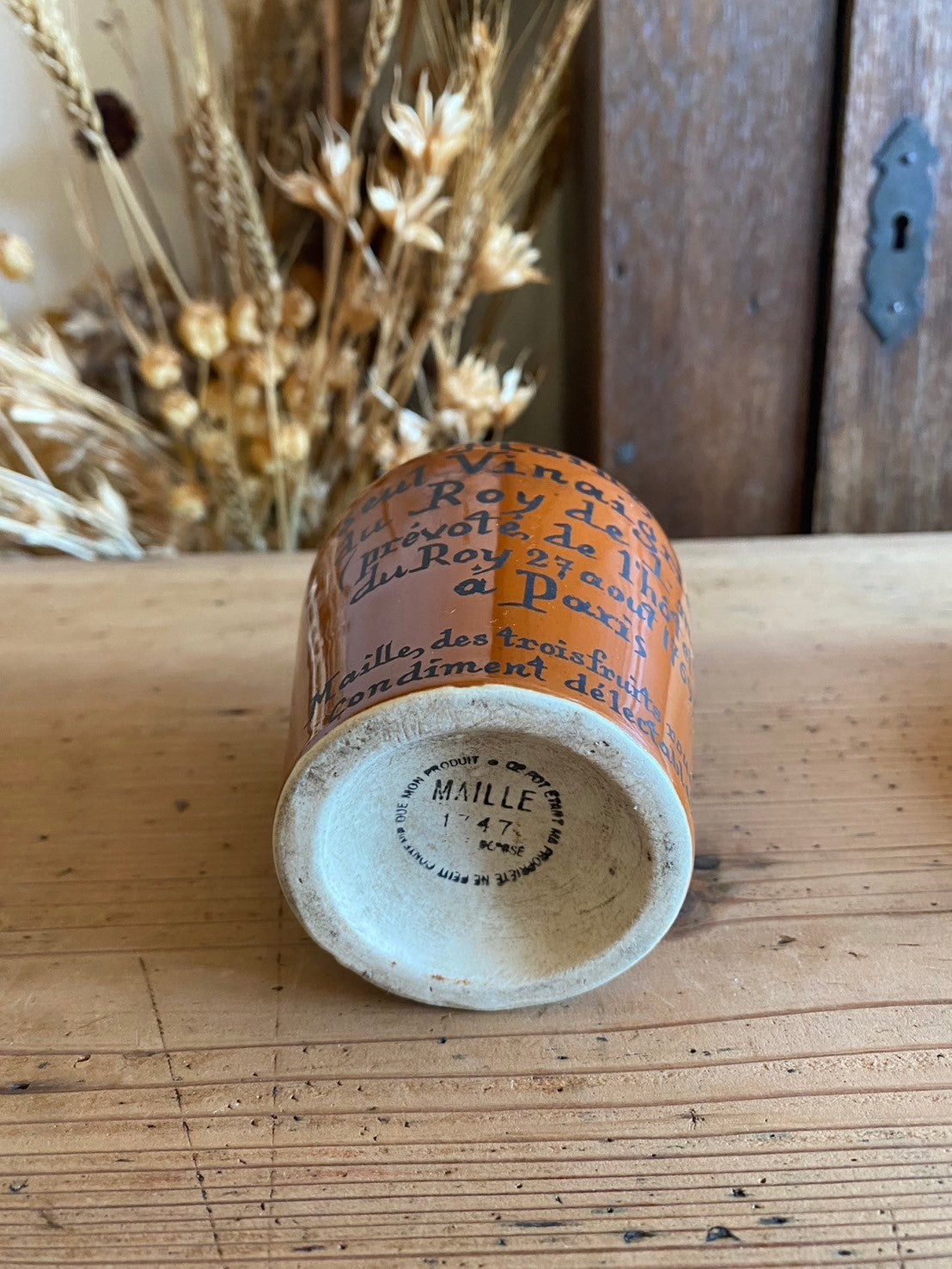 Maille vintage mustard pot